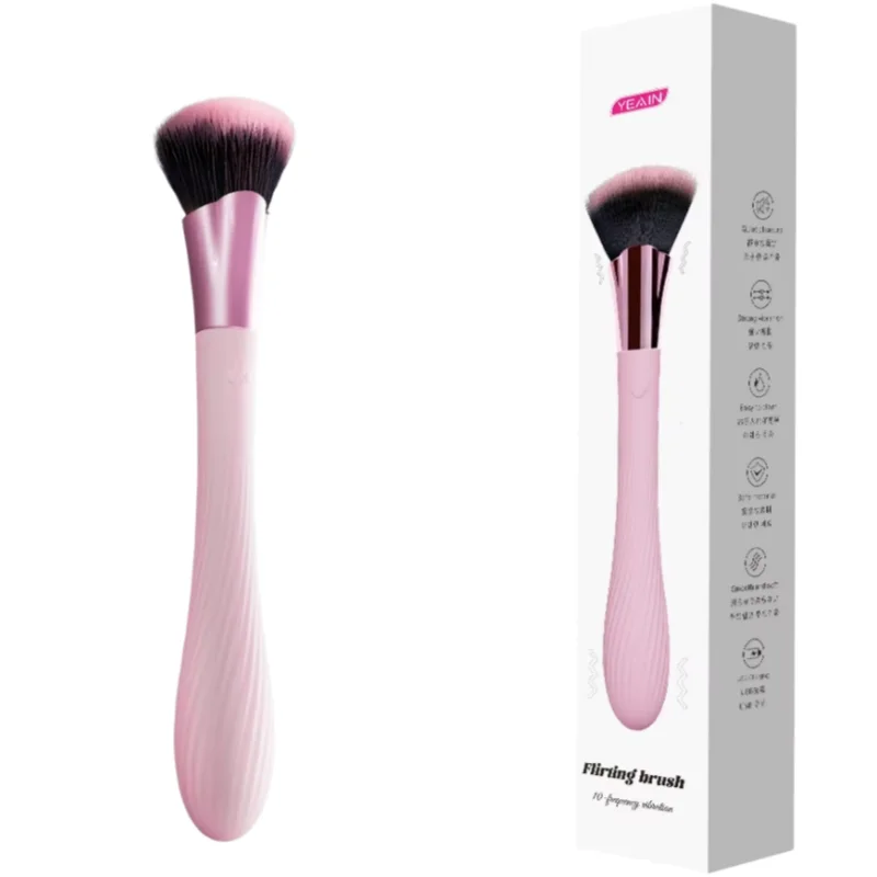 New product: Charging brush vibrator makeup brush massage AV stick electric vibrator female masturbator sex toy Sex Products
