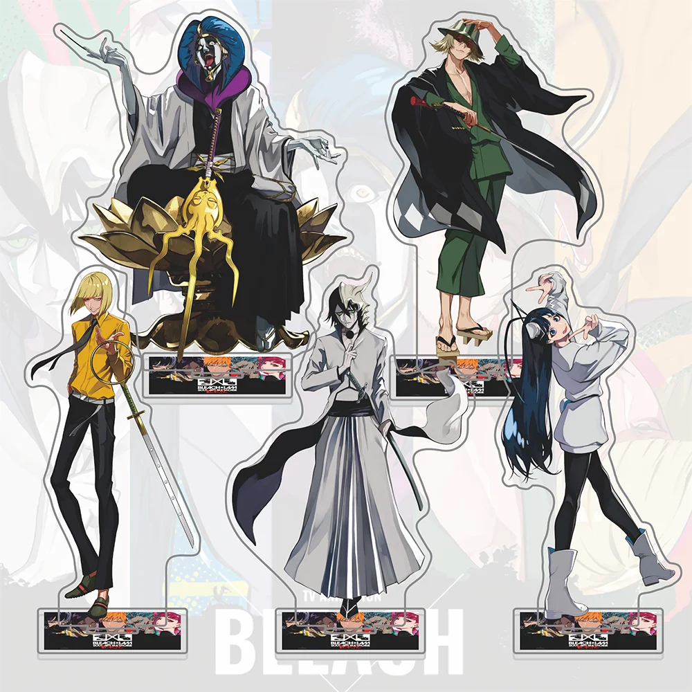 Ulquiorra Kisuke BLEACH x LAM Acrylic Stand &Keychain, Soul Art Showcase Figure Standee, Modern Aesthetic Anime Desktop Ornament