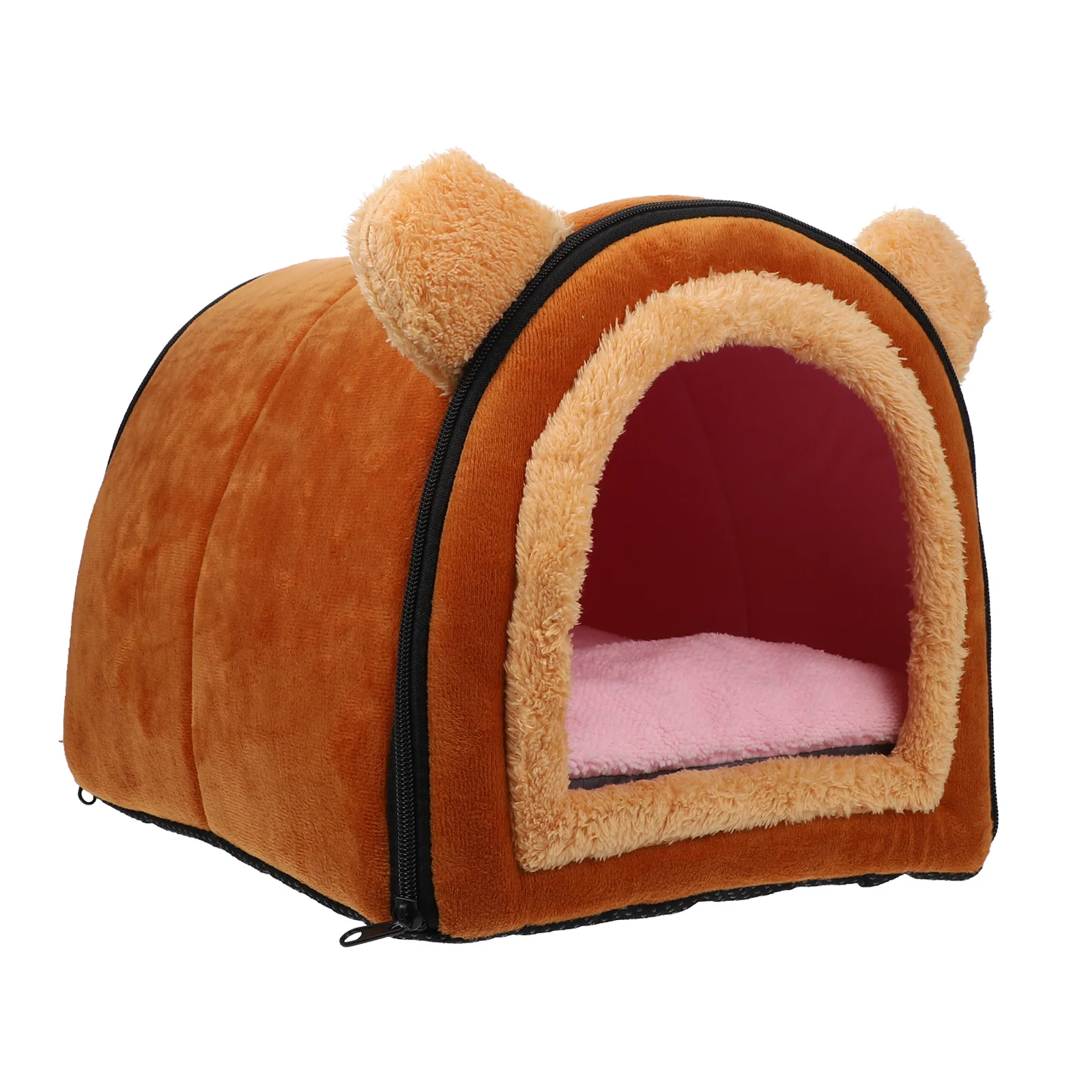 

Lovely Designed Pet Sleep Nest for Small Pets Warm Comfortable Bed for Hamsters Rabbits Winter Sleeping House Floor Clean