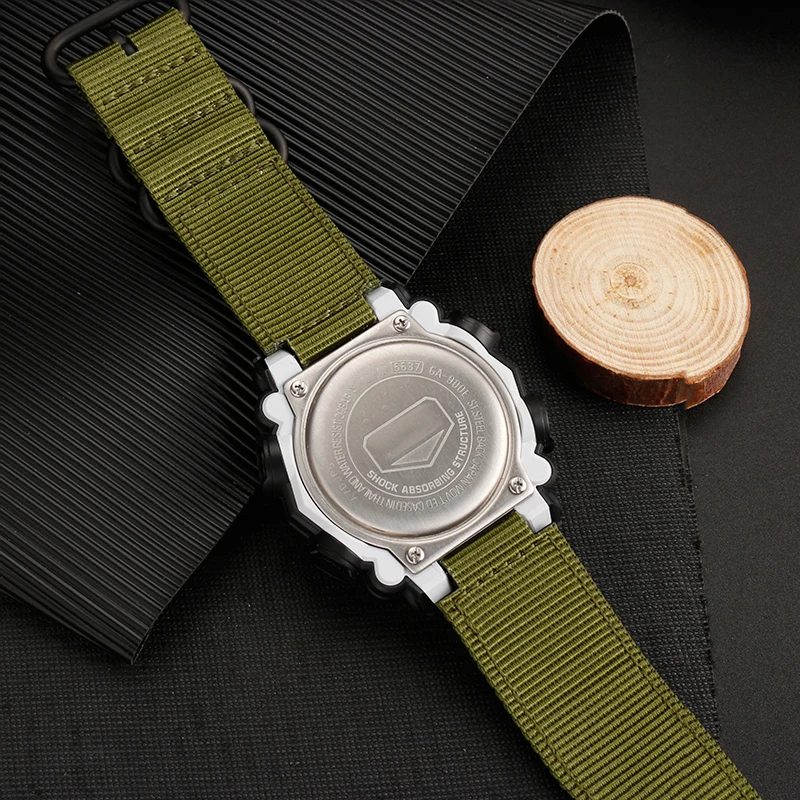 Для Casio G-SHOCK G-5600 DW5600 GW-M5610 GA-2100 GA110 G-8900/GR8900/GW-8900 DW-6900 6600 GM5600 GX56 нейлоновый ремешок-браслет
