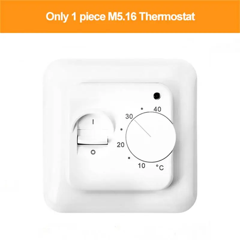 Piso elétrico aquecimento sala termostato manual piso quente cabo uso termostat 220v 16a instrumento controlador de temperatura (1pc)
