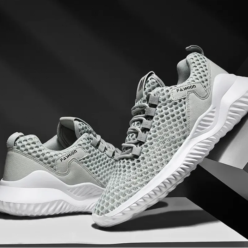 Новинка 2025, мужские кроссовки, дышащая уличная спортивная обувь, легкие кроссовки для мужчин, удобная спортивная тренировочная обувь