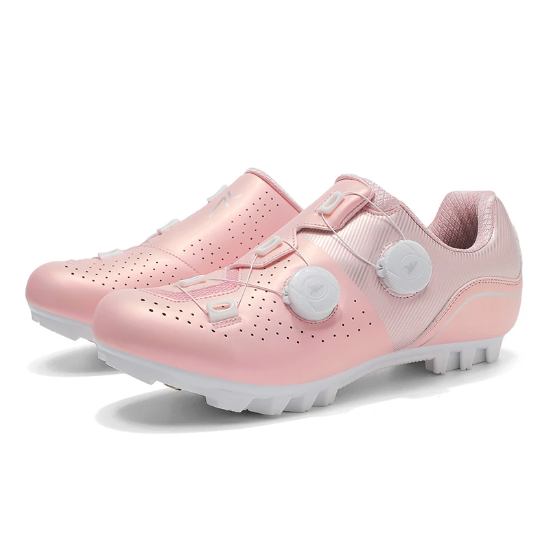 Pink Road Bike Cycling Shoes Men Women A5 New Big Size To 48# Speed Cleat Racing Flat Mountain Bicycle Sneakers Zapatillas Mtb