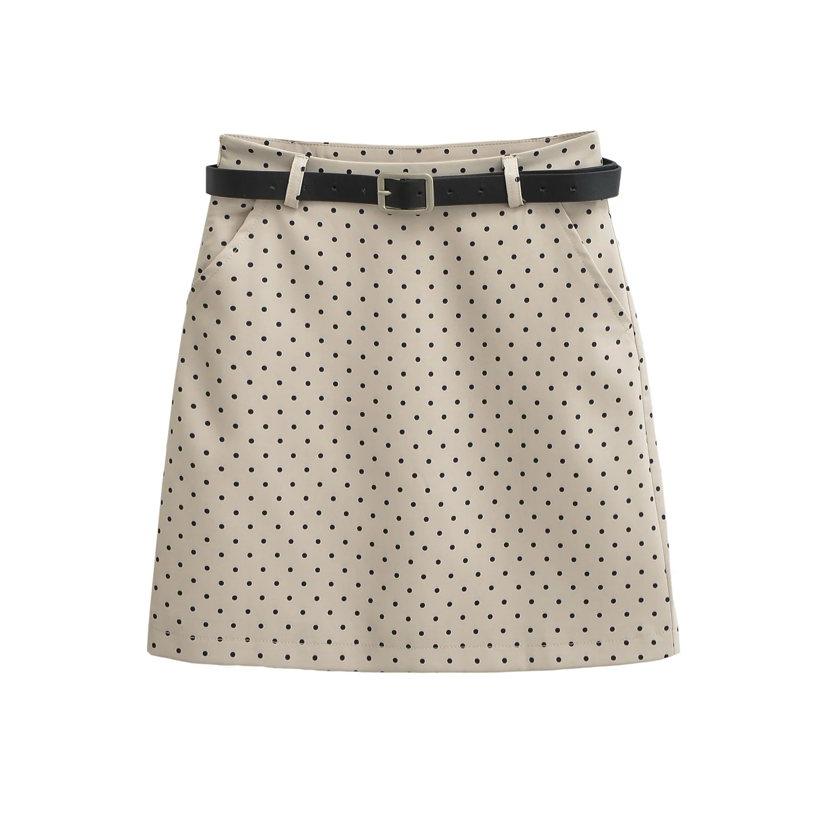 American College Sle Side ket Cinto A-Line Saia Feminina Retro Cintura Alta Emagrecimento Ort Saia