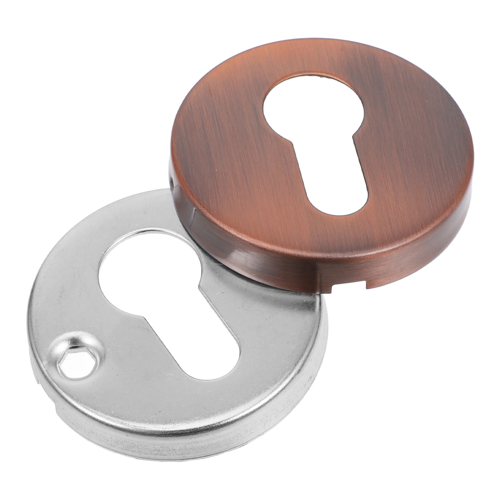 

Stainless Steel Lock Cylinder Cover Red Bronze Door Keyhole Protector Cabinet Gate Decorative Hardware accessory