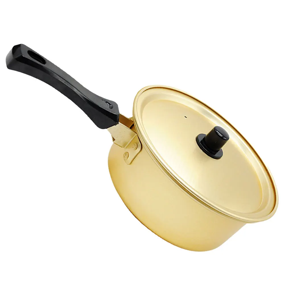 

Ramen Aluminum Soup Pot With Lid Multi-Functional Cooking Pot For Home Kitchen Stew Boiling Milk Container Heavy Duty Heat