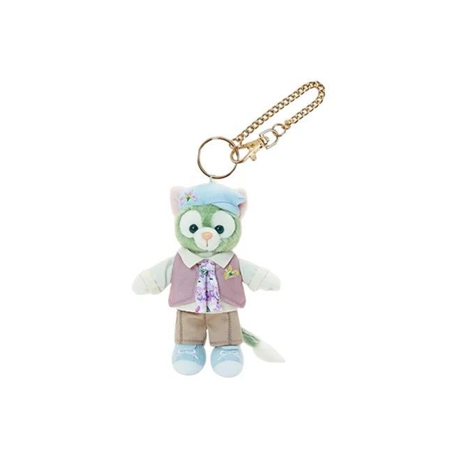 Disney 2023 Spring Gelatoni Duffy And Friends, Spring Floral Scent Green Dolls Plush Charm H14.5cm --