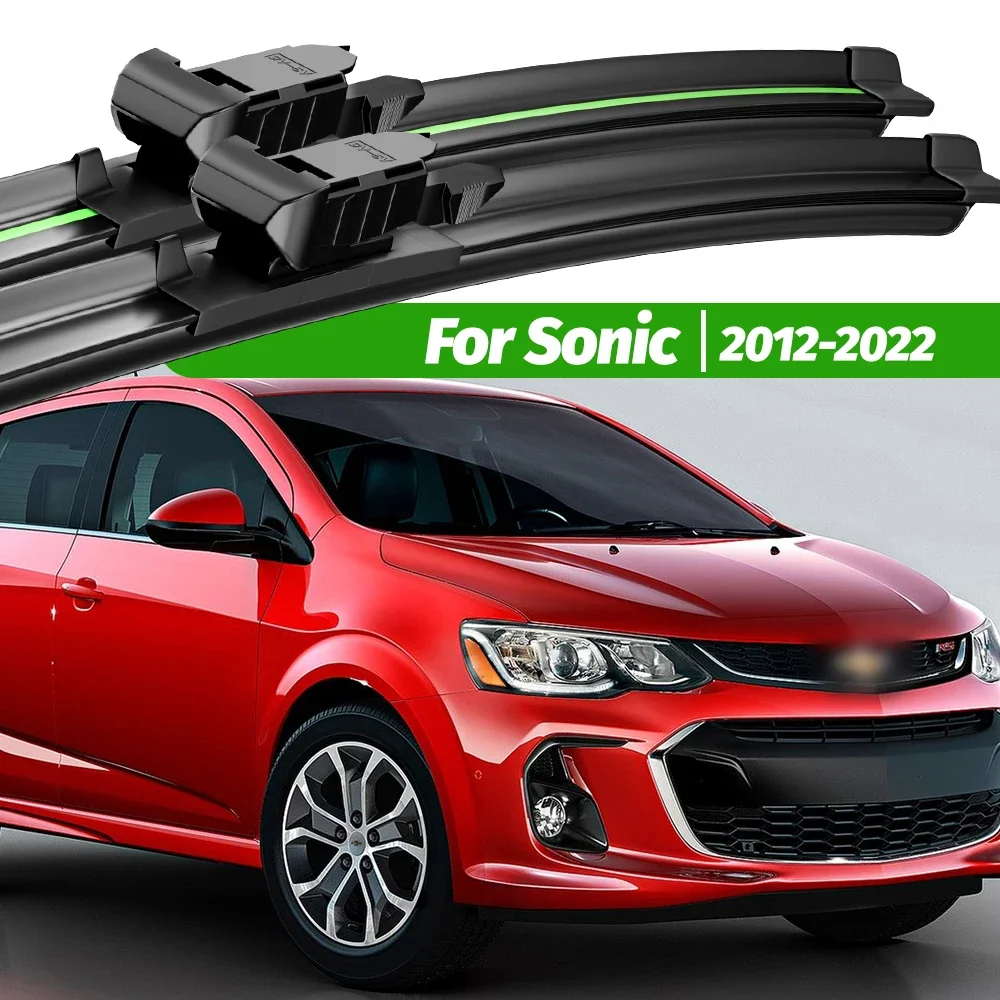 

For Chevrolet Sonic 2012-2022 2pcs Front Windshield Wiper Blades 2013 2014 2015 2018 2019 2021 Windscreen Window Accessories