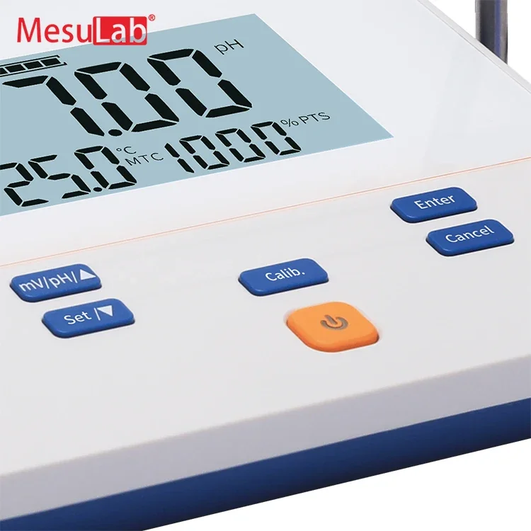 Mesulab water analysis instrument  bench top PH meter  ph tester