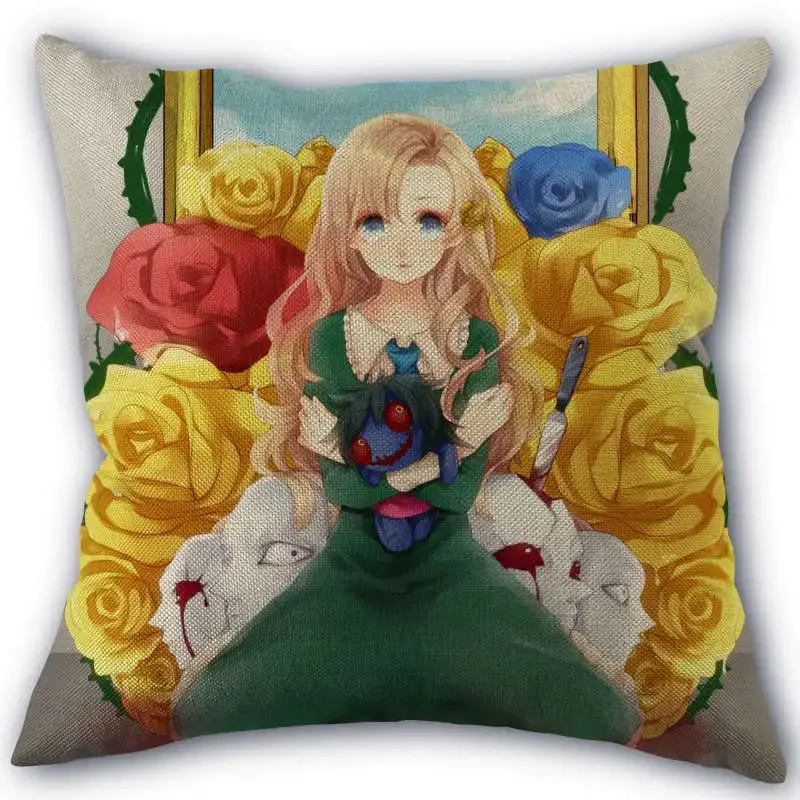 The Rose of Versailles Pillowcase Cotton Linen Fabric Square Zipper Pillowcase New 45X45cm Wedding Decorative Pillow Cover 0406