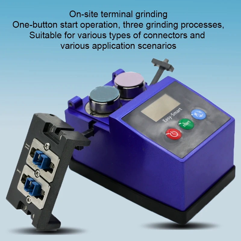 

Fiber Optical Termination Machine Handheld Fiber Grinding Machine Easy-H Fiber Optic Patch Cord Connector Onsite Making Customiz