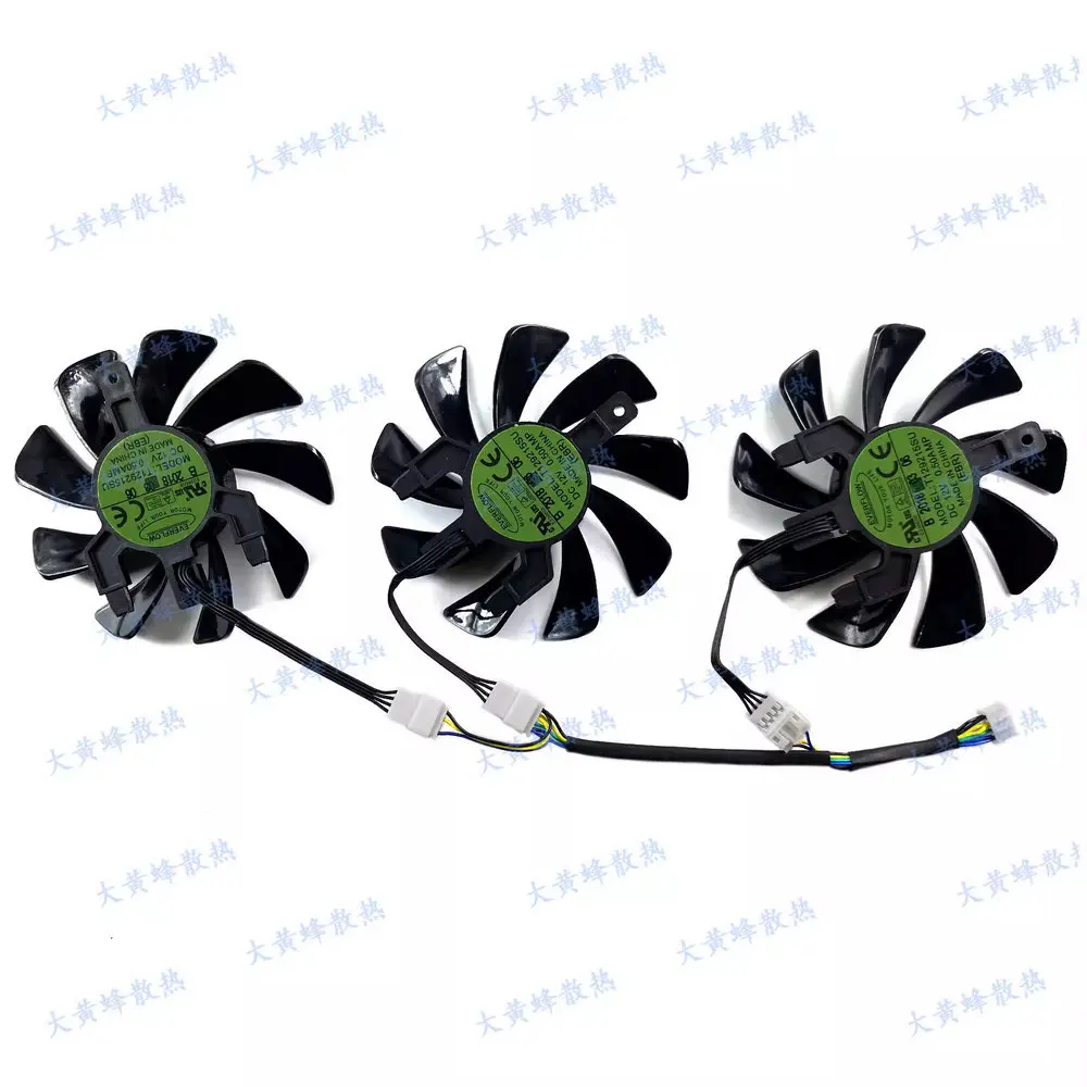 Новый охлаждающий вентилятор для видеокарты SAPPHIRE R9 FURY 4 ГБ HBM Tri-X OC