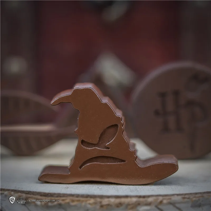 Harriese Dessert Mold Magician Boy Potter Cartoon Chocolate Ice Cube Shaping Mold Magic Hat Badge Silicone Cake Cookie Mold Gift