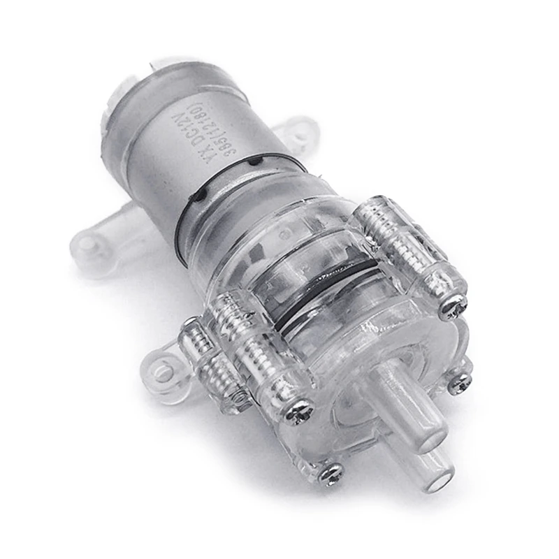 Вакуумный насос Micro 385, DC6-12V, мембраный, самовсасывающий, сопротивление высоким температурам, 1,5-2 л/мин, водный мини-насос