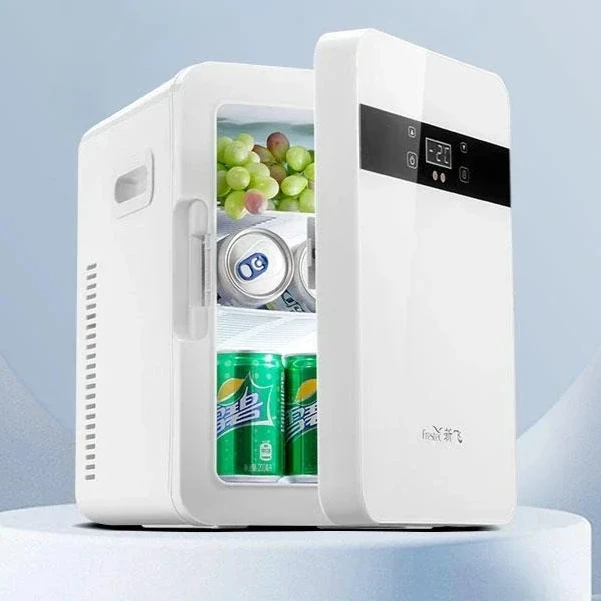 New refrigerator mini small one person  mini  household students dormitory  small freezer new car refrigerator