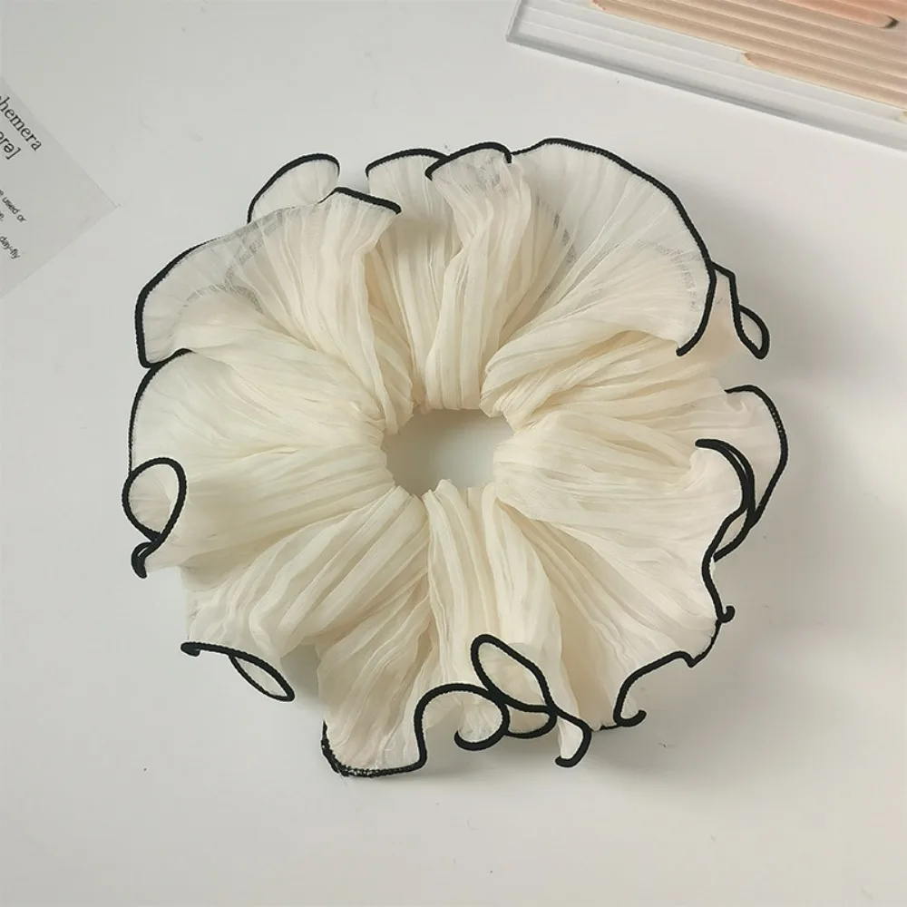 Wrinkle Chiffon Hair Scrunchies Ponytail Holder Hair Rope Exaggerated Hair Band Hair Accessories Hair Rubber Bands