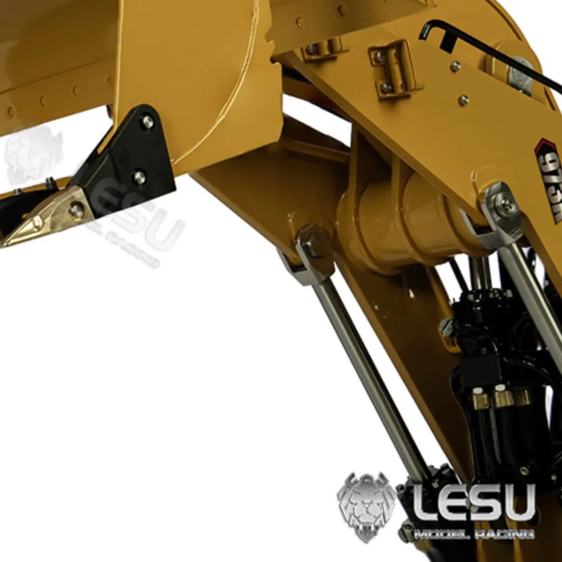 High-end Ver LESU 1/14 RC Hydraulic Metal Loader Toys Truck ST8 Light Sound ESC Motor Remote Control Painted Assembled Car Model
