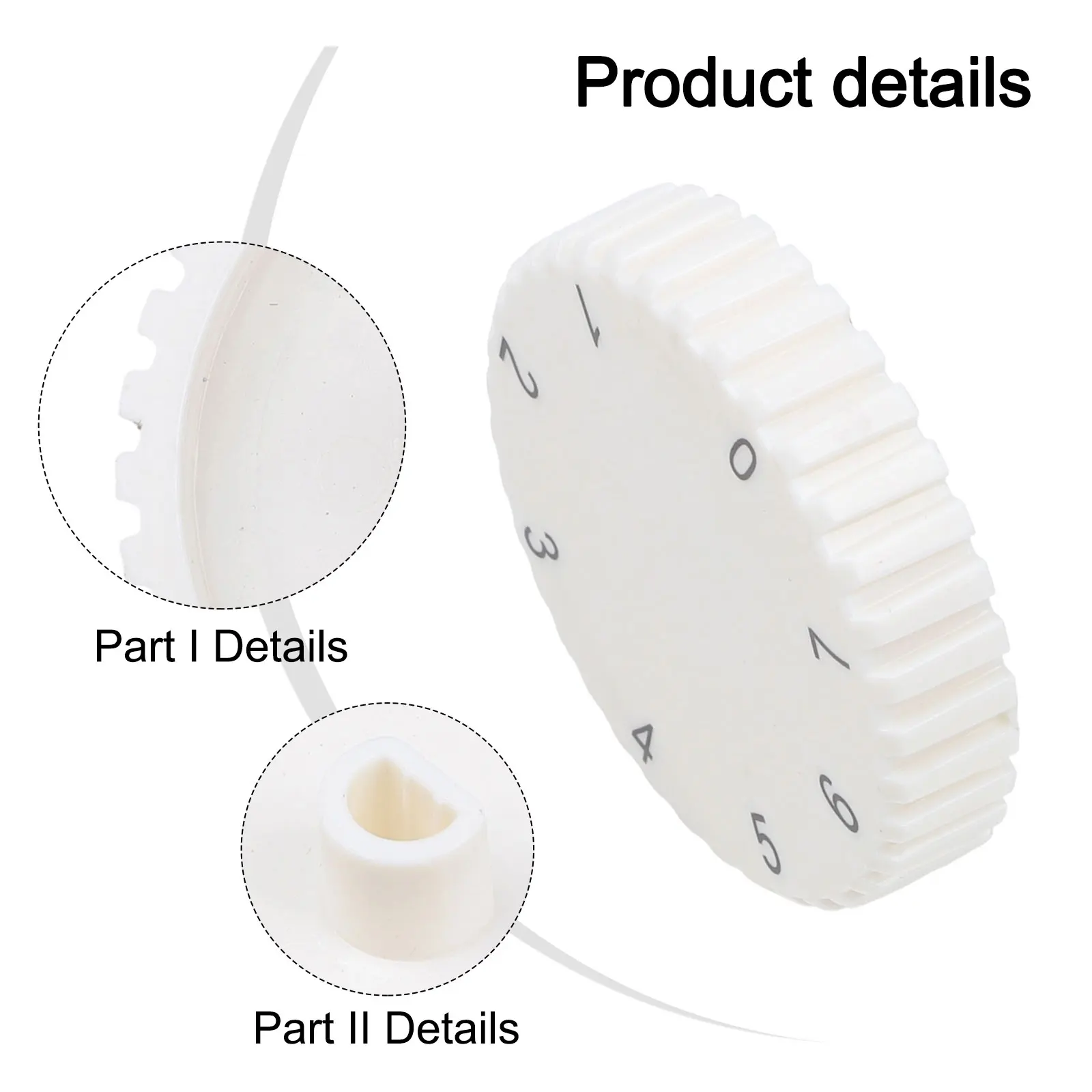 7-Level Plastic Temperature Control Switch for Refrigerator Thermostats Designed for Stable Performance and 6mm Shaft Use