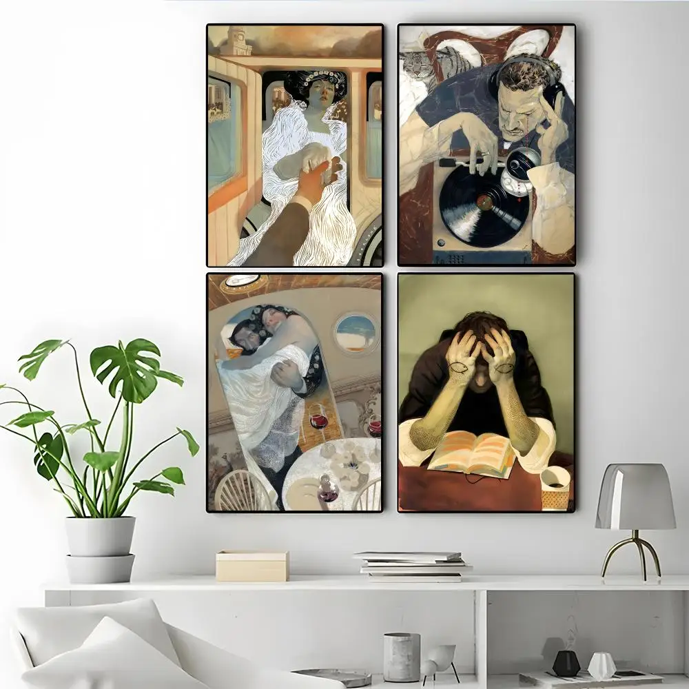 Artist Sterling Hundley Poster Modern Elegant Wall Stickers, Home Decor Poster, Wall Art for Living Room & Dorm