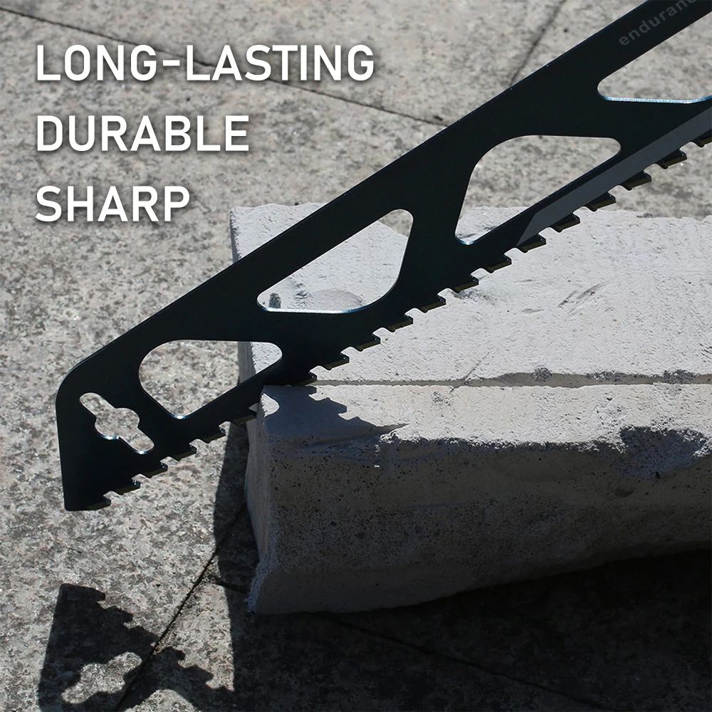 Versatile Alloy Reciprocating Saw Blade for Cutting Bubble Brick Hollow Brick Red Brick and Concrete Block with Hand Tools