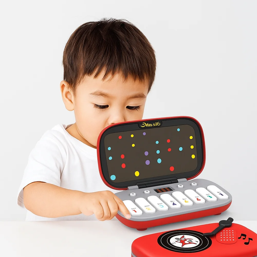 

Plastic Portable Kid Pocket Piano Sound Music Play Mini Electronic Keyboard Toy Montessori Puzzle Music Instrument Toys