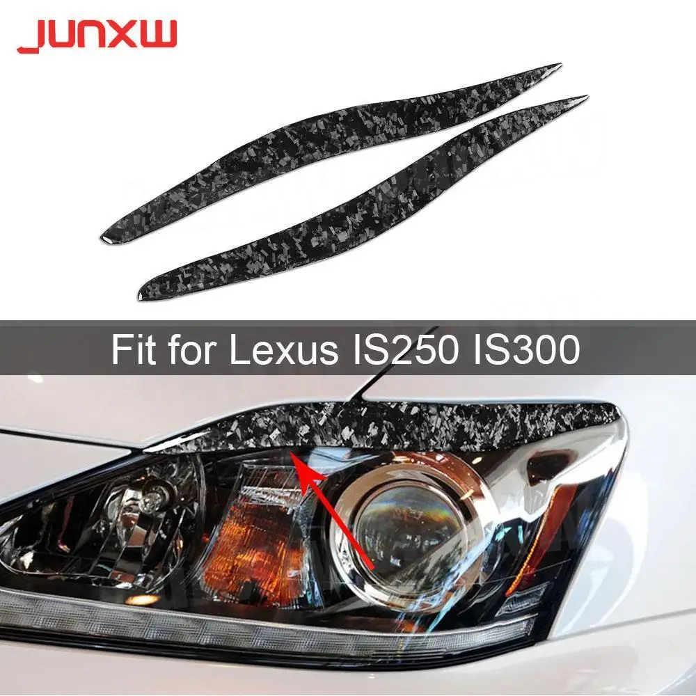 

Carbon Fiber Front Lamp Eyebrow Headlight Covers for Lexus IS250 300 2006-2012 Car Styling