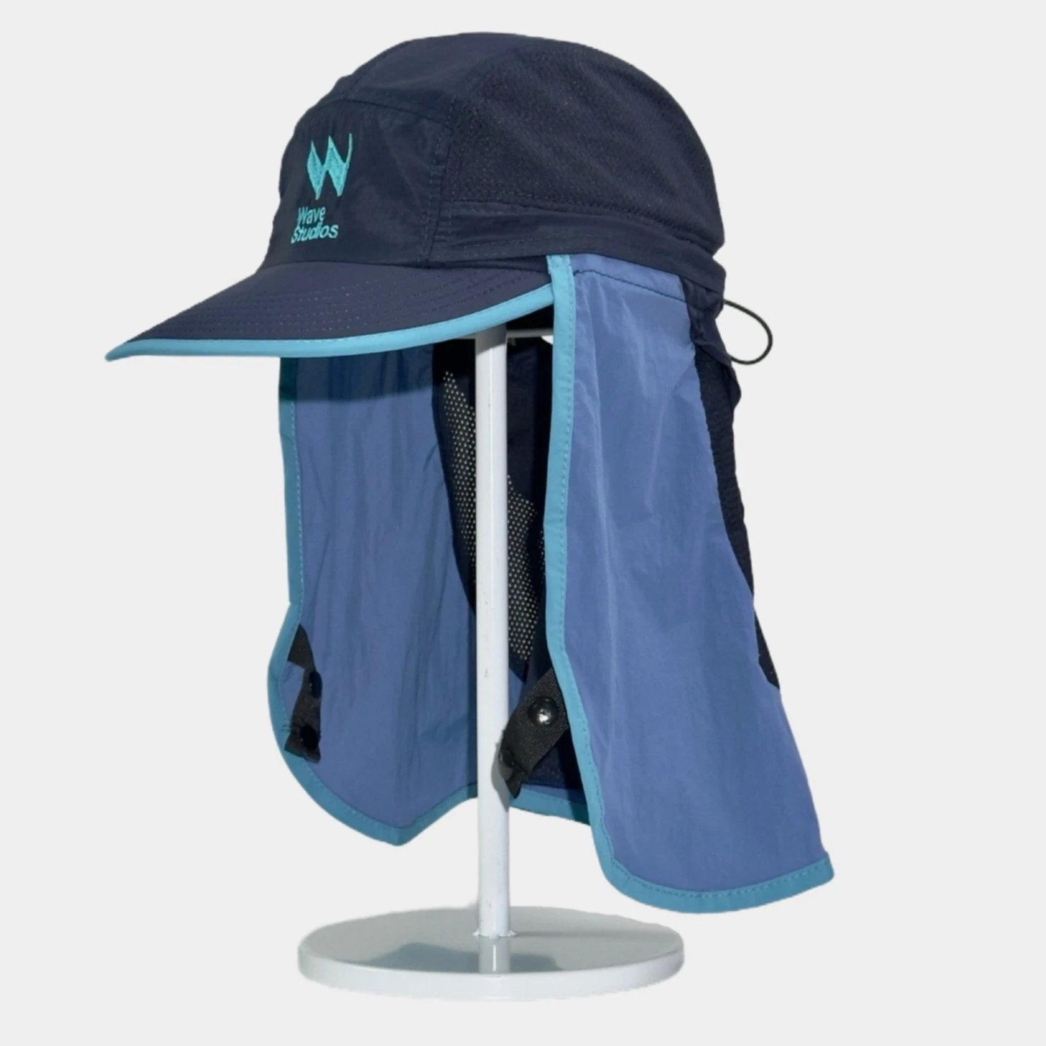 Outdoor Quick Dry Waterproof Baseball Cap Men Women Removable Neck Flap Sun Hat Breathable UV Protection Hat for Hiking Camping