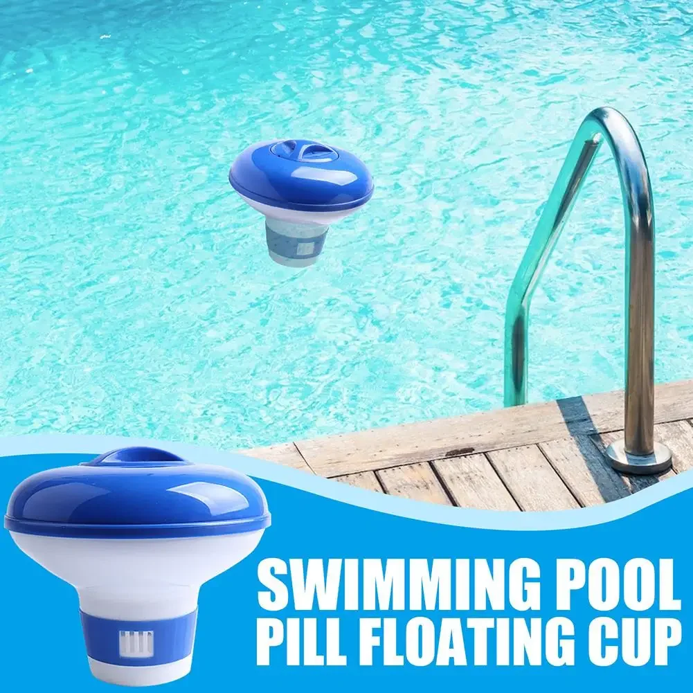 

Floating Swimming Pool Chlorine Tablet Automatic Dispenser Outdoor Pool Cleaning
