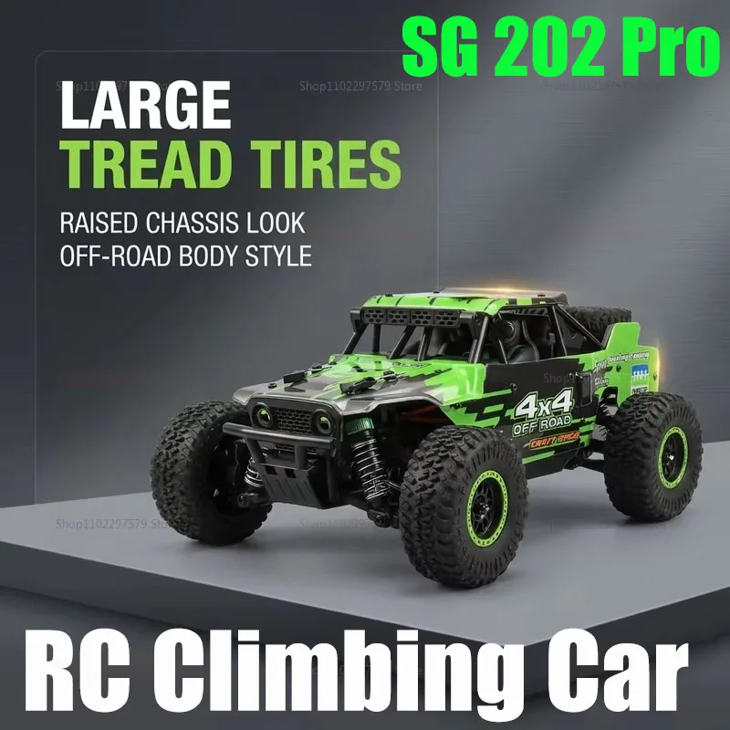 

RC Climbing Vehicle 24G 4WD High Speed Drift Alloy Chassis 1:20 Scale with LED Lights Off-Road Toy for Kids Adults