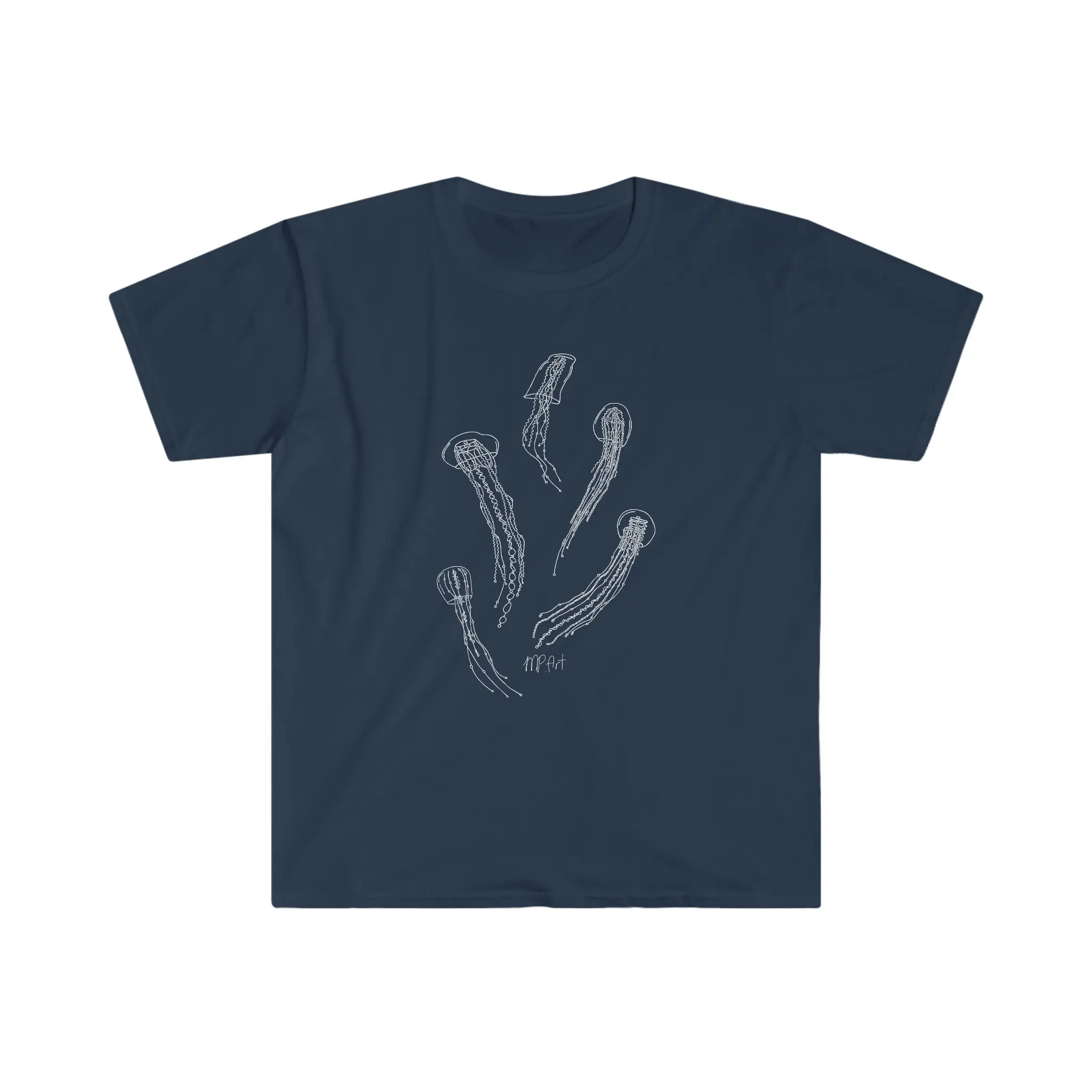 Jellyfish Quintet Softstyle T Shirt Ocean Sea Creatures Nature Outdoorsy