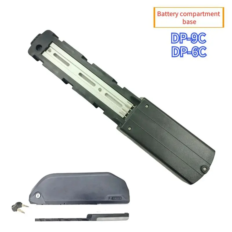 ABZZ-Electric Bike Battery Box Base Rail Parrot Battery Base Bracket Lithium Battery Box Base Bracket 48V 36V 52V