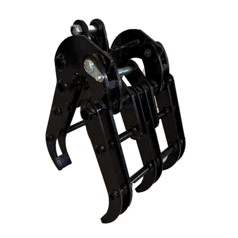

Mechanical Wood Grapple Excavator Attachment Grab Timber Bulk Materials Forestry Construction Heavy Duty Working Accessory
