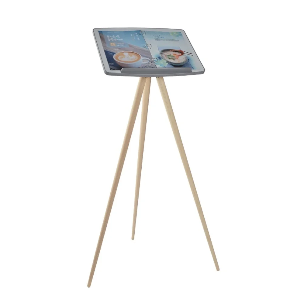 Turn Page Menu Contract Book Publicity Sign Holder Wood Wedding Name List Label Frame