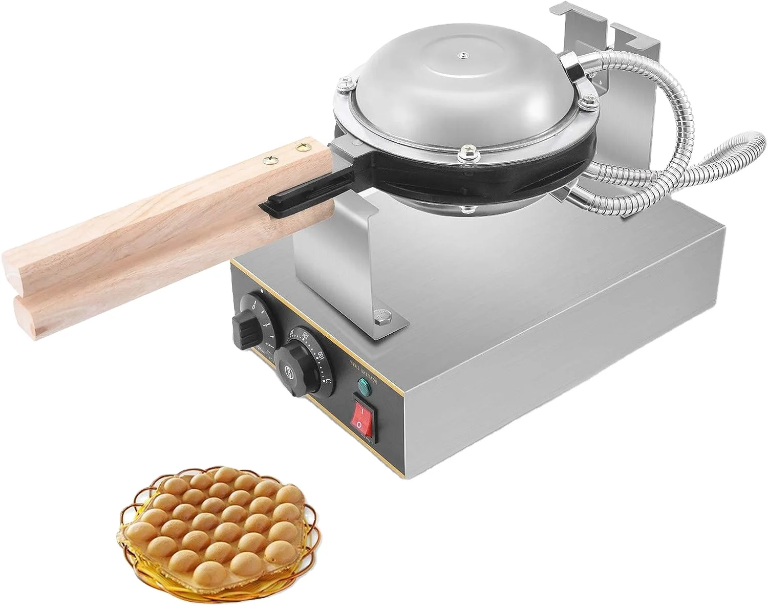 

Bubble Waffle Maker Pan Hand Held Waffle Makers Aluminum Alloy Non-stick Cake Baking Mold Mini Waffle Maker Machine