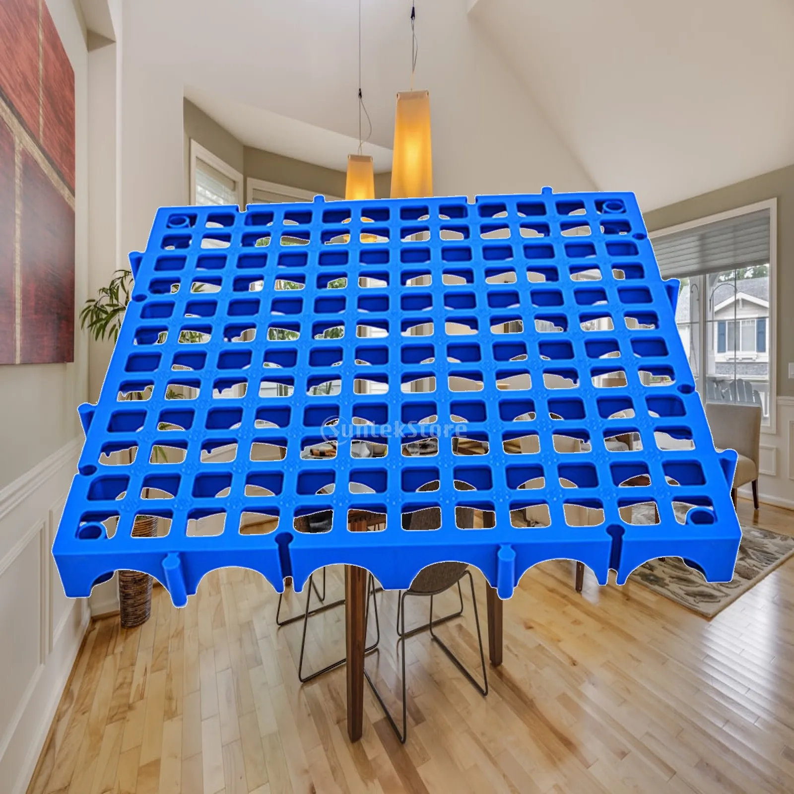 Modular Interlocking Floor Tile Floor Mat Square Holes Garage Flooring Grille for Car Wash for Facility Drain