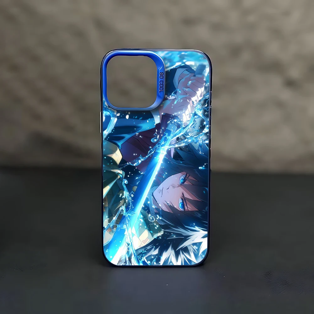 أنيمي شيطان القاتل عيون جراب هاتف ممن لهم Realme 15 14 13 12 11 10 9i 8 8i C75 C65 C63 C55 C53 C35 C33 C20 C21Y C15 21 Pro Plus 5G