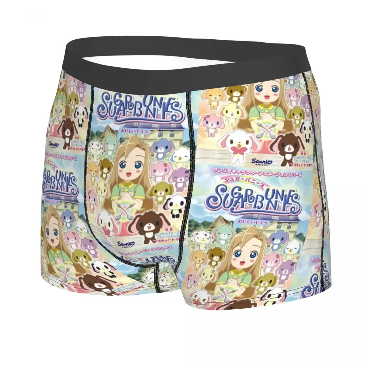 Custom Cartoon Sugarbunnies Sanrio Japan Anime Boxers Shorts Men Briefs Underwear Fashion Underpants