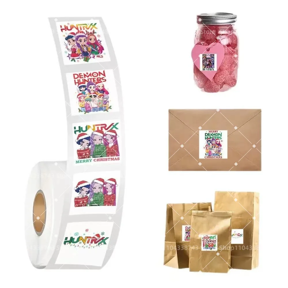 500PCS K-pop Rumi Mira Zoey Devil Hunter girl group Christmas tent stickers Gifts Christmas gift stickers, mobile phone stickers