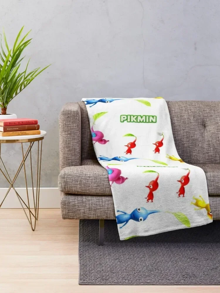 Pikmin sticker pack (free customization) Throw Blanket Decorative Throw Luxury St Sofa Quilt halloween Blankets