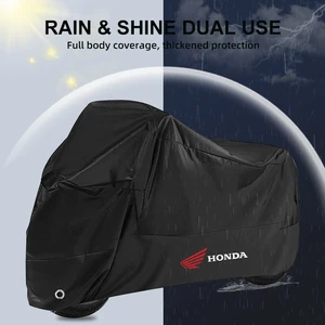 Capa para motocicleta, à prova d'água, poeira, proteção uv, scooter, ar livre, capa de chuva para honda crf cb cr xr crm cbr 125 250 12 principais vendas capa de chuva honda - №8