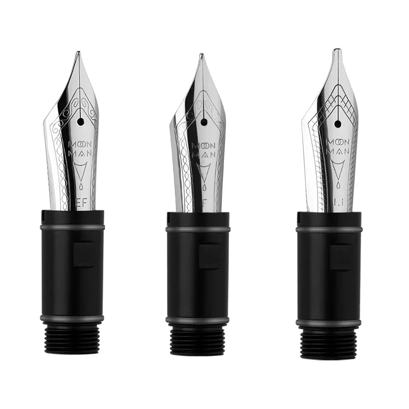 MAJOHN Original Fountain Pen Nib Set, Conjunto de Nib Sobressalente, EF, F, M Tamanho, P136, 2Pcs, 3Pcs