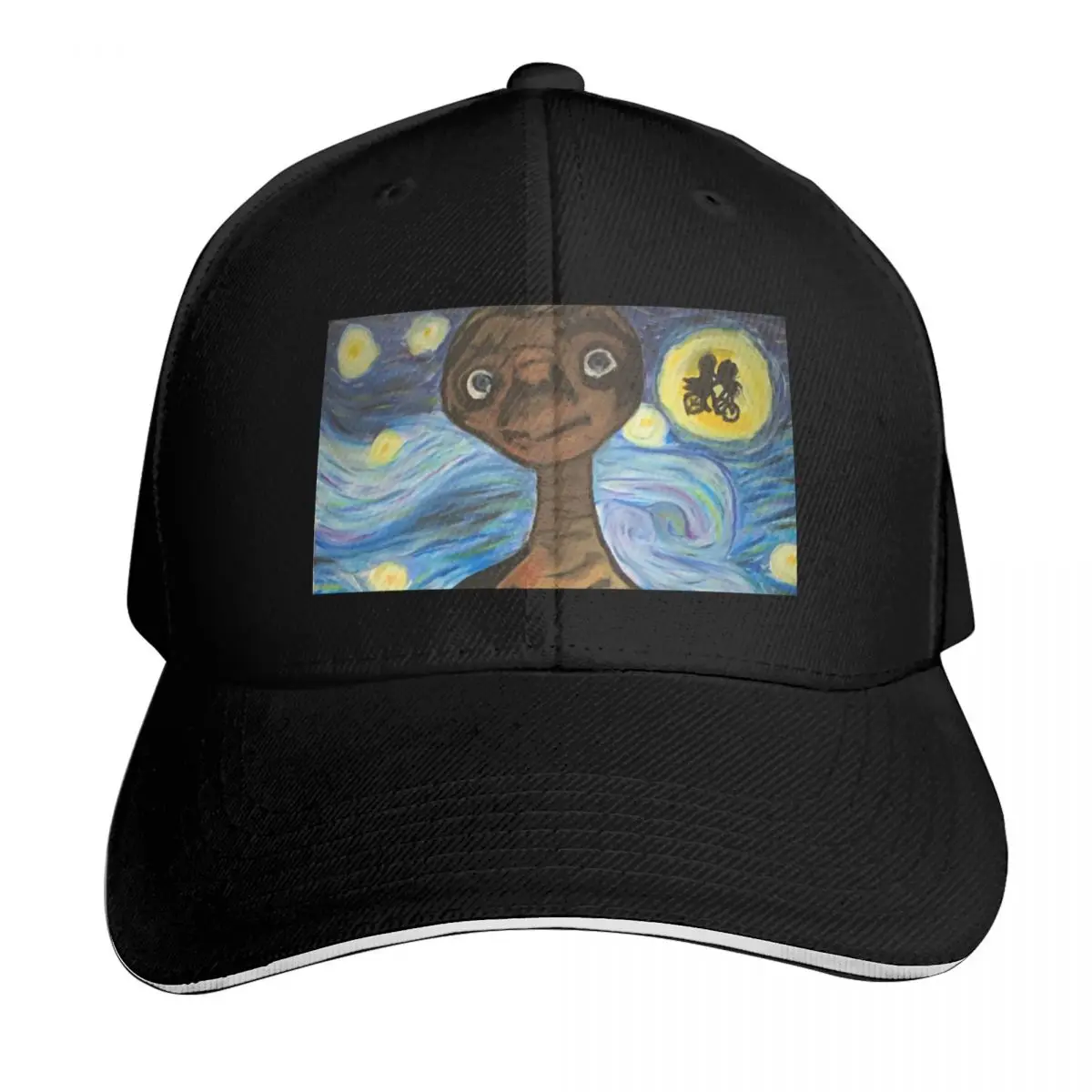 ET vestido como la Mona Lisa en una noche estrellada. (Universal Beauty) Gorra de béisbol para hombre y mujer, ideal para uso casual, deportes de verano y protección solar.