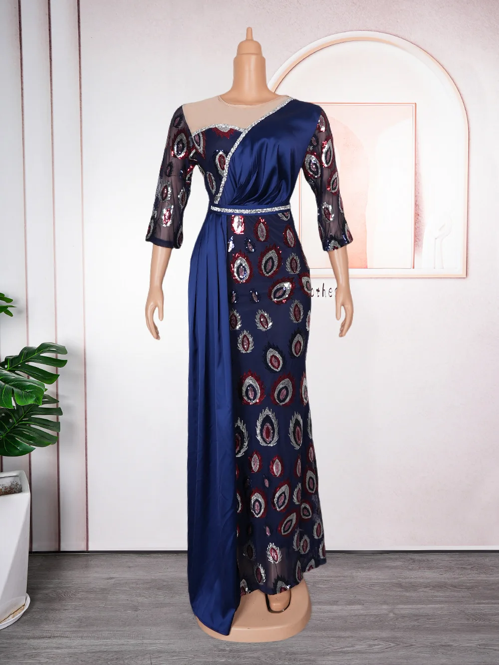 

Plus Size African Party Long Dresses for Women 2026 New Dashiki Ankara Sequin Evening Gowns Turkey Outfits Robe Africa Clothing