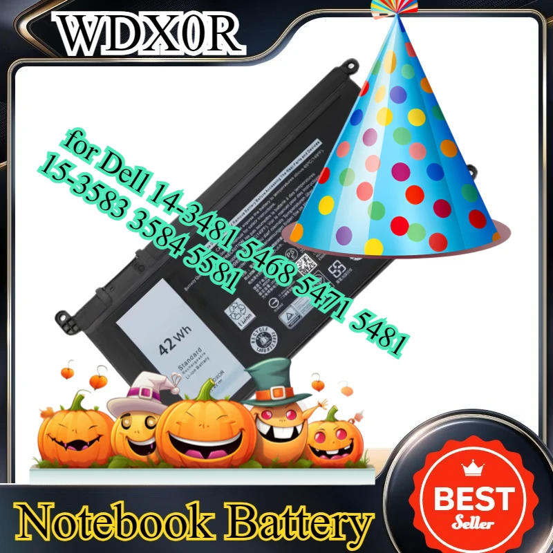 

WDX0R Laptop Battery for Dell 14-3481 5468 5471 5481 15-3583 3584 5581