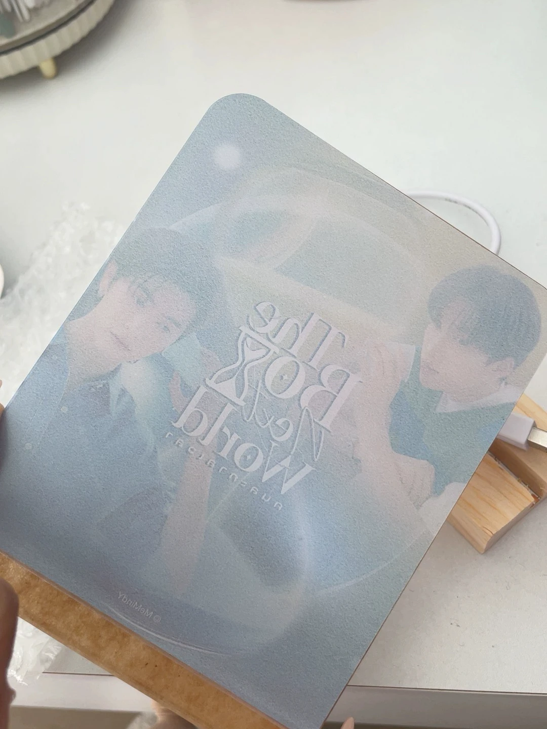 2025 الدراما التايلاندية الحب في الهواء Boss noeul Bossnoeul Boss Chaikamon The Boy Next World Night Light Box Set A