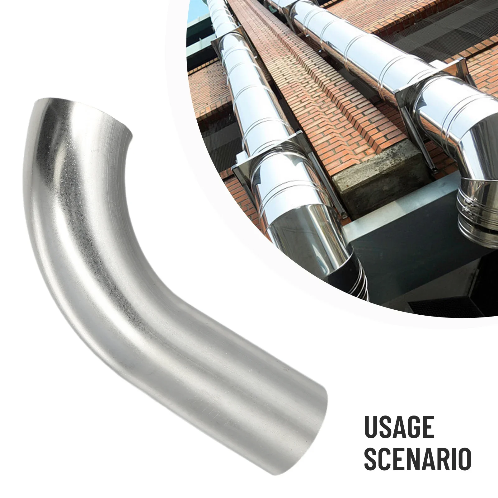 Stainless Steel Thin Pipe Exhaust Pipe Elbow 90 Degree 32/38/51MM OD 1MM Wall Thickness for optimal performance