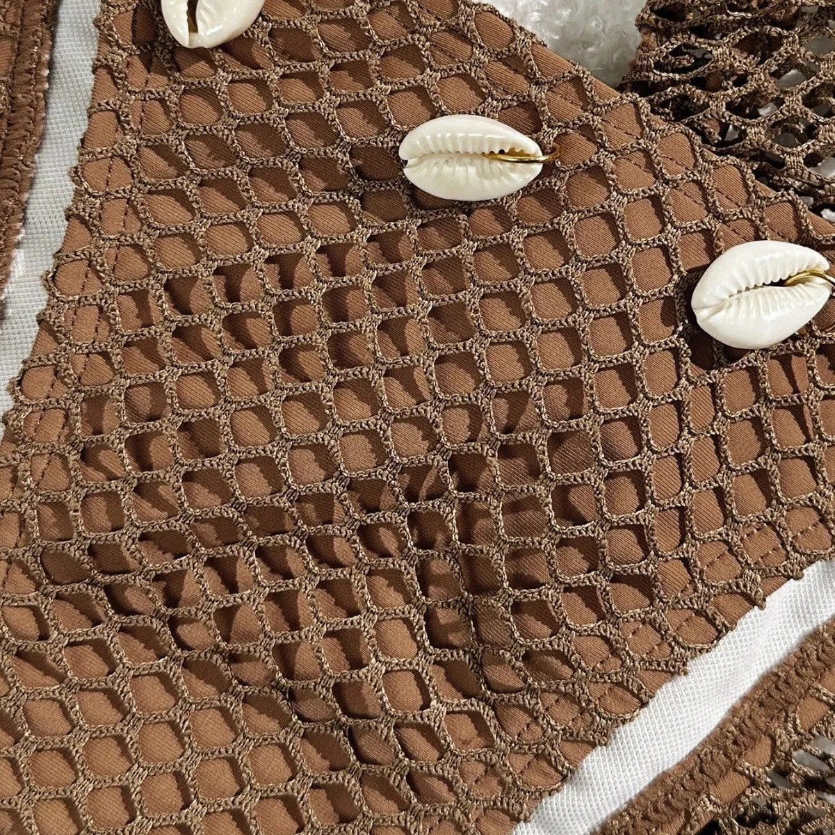 2025 Summer New Simple Solid Color Women Split Bikini Sexy Strap Female Beach Swimsuit Three Piece Sets