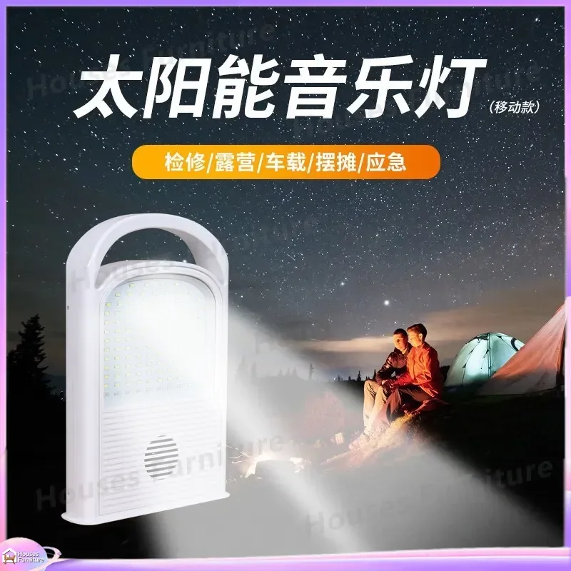 Solar Charging LED Light Outdoor Camping Lantern Long Battery Life Emergency Lighting Portable Household Spare Lamp Wholesale