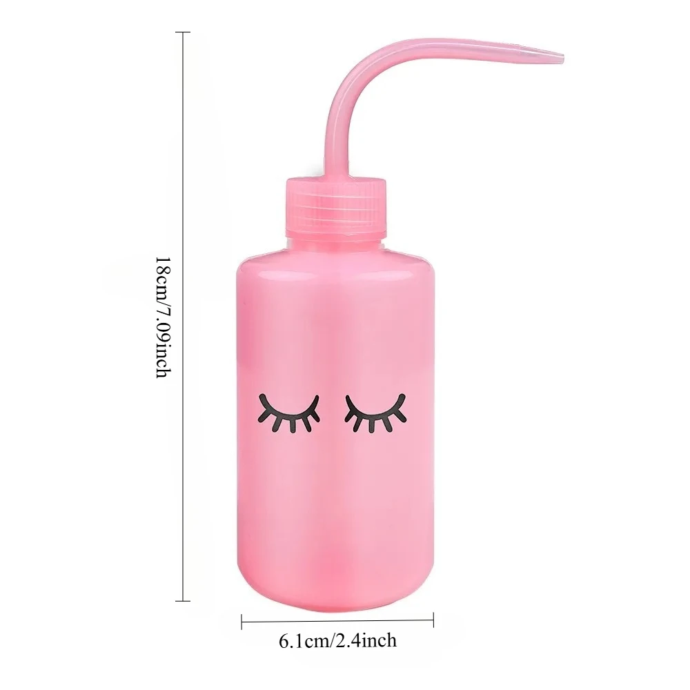 3Pcs 250ML Tattoo Wash Bottle Squeeze Dispenser -Plastic Squirt Bottles for Safe Tattoo Cleaning, Multipurpose Lash Water Bottle