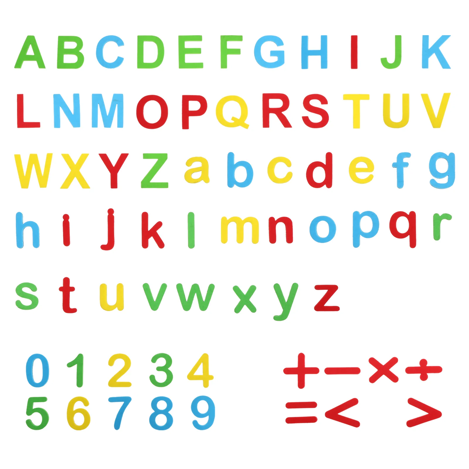 

123 Fridge Toy Letter Stickers Alphabet Educational Puzzle Soft Magnetic Office